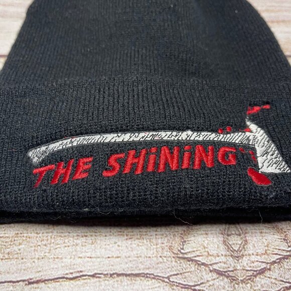 Vintage The Shining Movie Embroidered Beanie Hat Grunge Horror Punk Emo Spooky - Picture 2 of 4